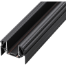 Низковольтный шинопровод NOVOTECH SMAL SHINO NT23 для монтажа в натяжной потолок 2м IP20 48V черный NV-135201